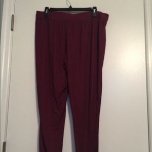 Victoria’s Secret large maroon lounge pants